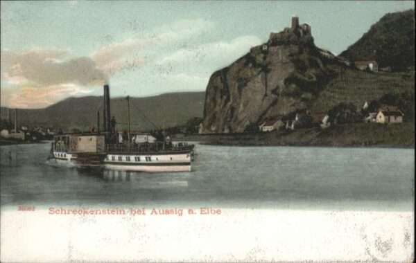Aussig Tschechien Aussig Schreckenstein Schiff