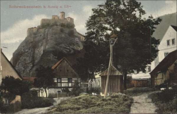 Schreckenstein Burg Strekov Schreckenstein bei Aussig