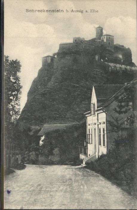 Schreckenstein Burg Strekov Schreckenstein bei Aussig