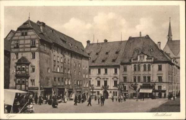 Eger Cheb Tschechien Eger Stadthaus