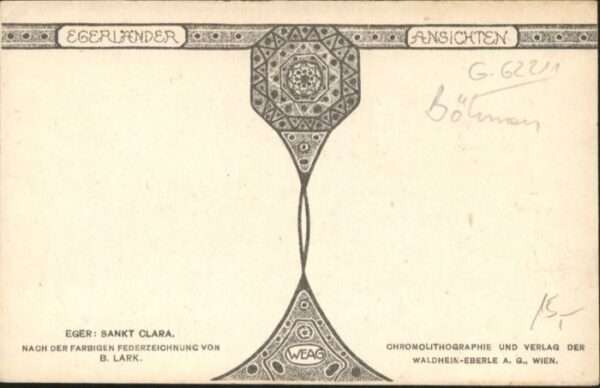 Eger Cheb Tschechien Eger Sankt Clara Künstler B Lark – Bild 2