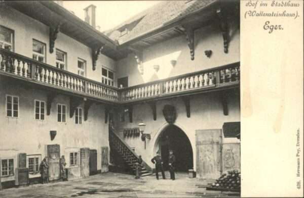 Eger Cheb Tschechien Eger Hof im Stadthaus Wallensteinhaus