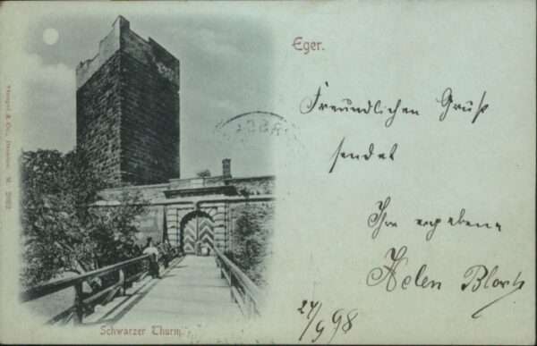 Eger Cheb Tschechien Eger Schwarzer Turm