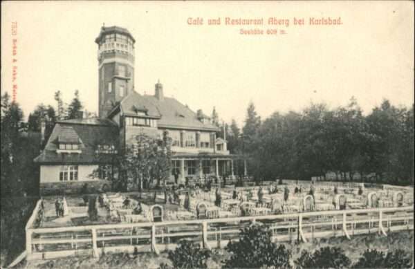Karlsbad Eger Cafe Restaurant Aberg