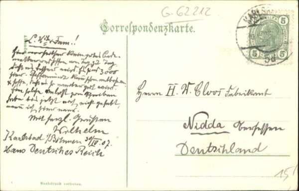Karlsbad Eger Cafe Kaiserpark – Bild 2