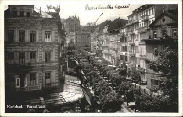 Karlsbad Eger Parkstrasse