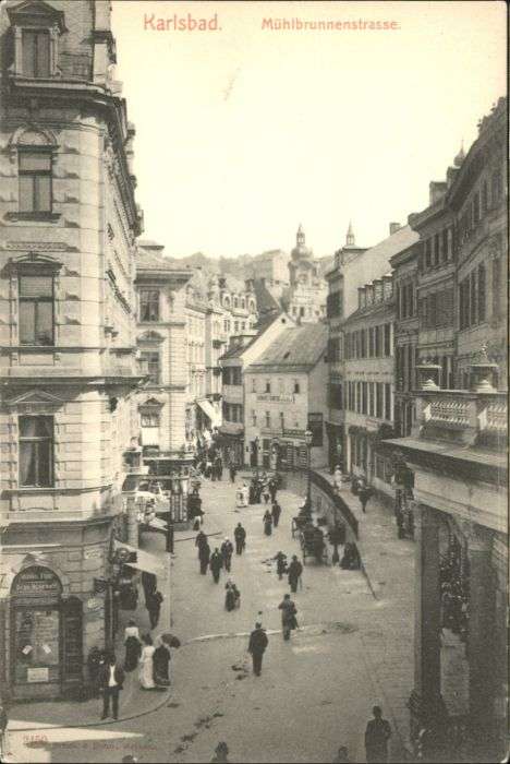 Karlsbad Eger Mühlbrunnenstrasse