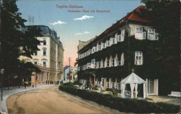 Teplitz-Schoenau Teplice Teplitz-Schönau Deutsches Haus Kaiserba