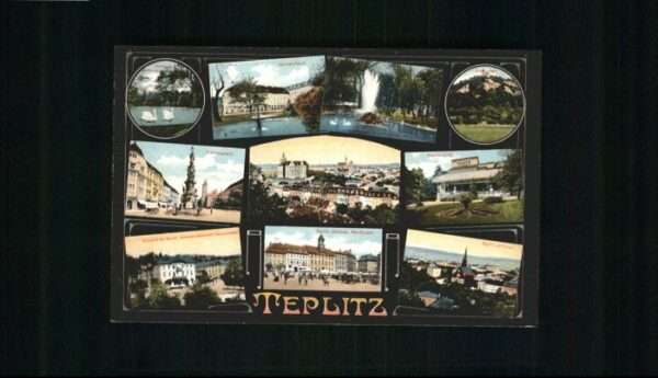 Teplitz-Schoenau Teplice Teplitz-Schönau Schwan Herrenhaus Markt
