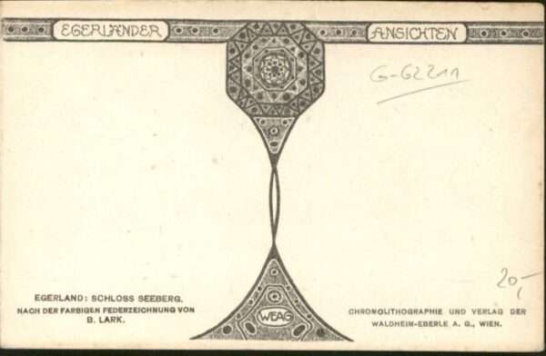 Eger Cheb Tschechien Eger Schloss Seeberg Künstler B Lark – Bild 2