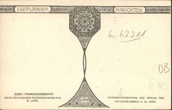 Eger Cheb Tschechien Eger Franziskanerhof Künstler B Lark – Bild 2