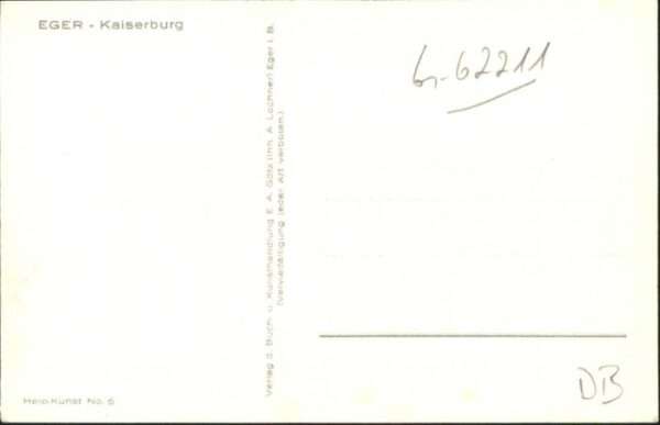 Eger Cheb Tschechien Eger Kaiserburg Künstler Egon Lehnert – Bild 2