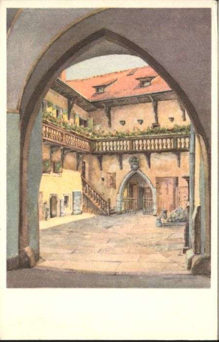 Eger Cheb Tschechien Eger StadthausHof
