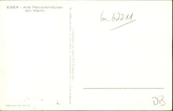 Eger Cheb Tschechien Eger Patrizierhäuser Künstler Egon Lehn – Bild 2