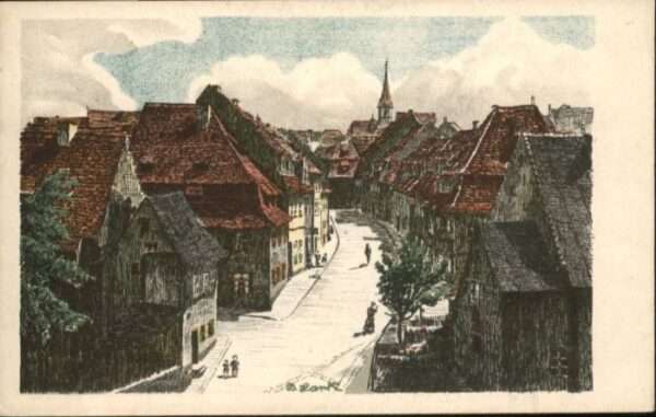 Eger Cheb Tschechien Eger Staufengasse Künstler B Lark