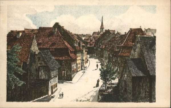 Eger Cheb Tschechien Eger Staufengasse Künstler B Lark