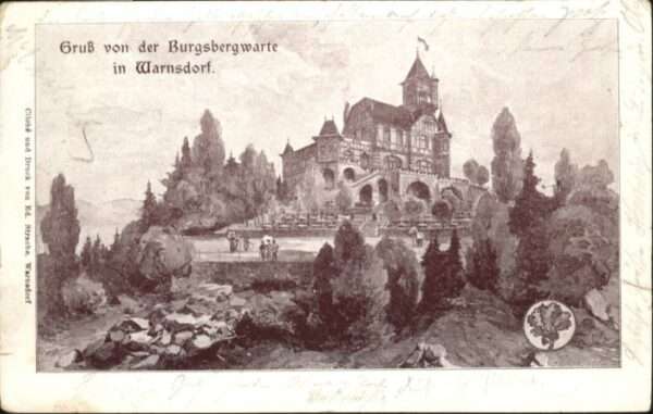 Warnsdorf Varnsdorf Boehmen Warnsdorf Burgsbergwarte