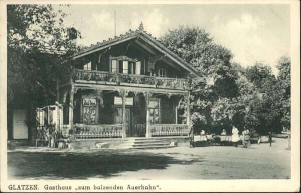 Glatzen Marienbad Tschechien Glatzen Gasthaus zum balzenden Auerhahn