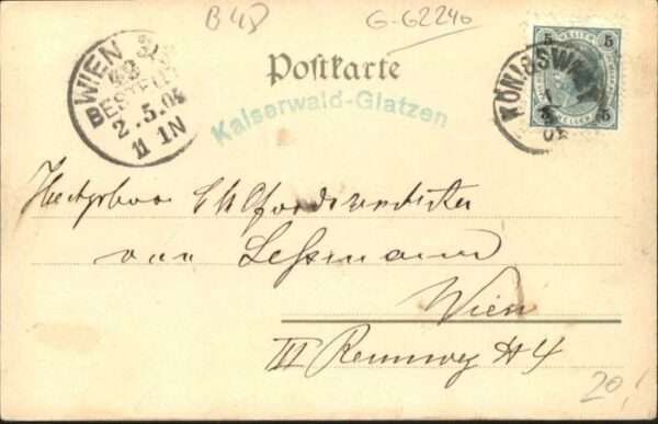Glatzen Marienbad Tschechien Glatzen bei Königswart Gasthaus zum bal – Bild 2