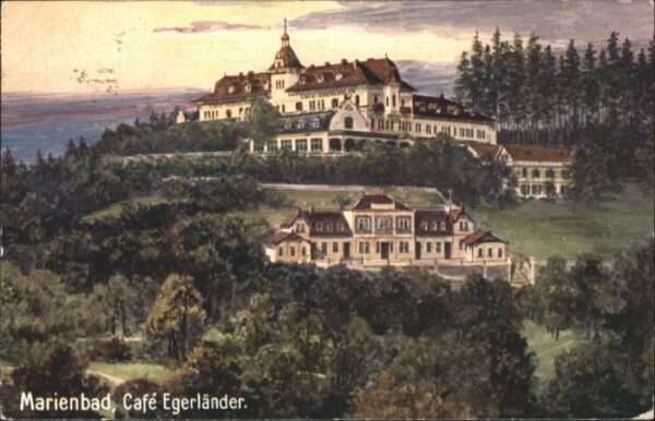 Marienbad Tschechien Boehmen Marienbad Cafe Egerländer