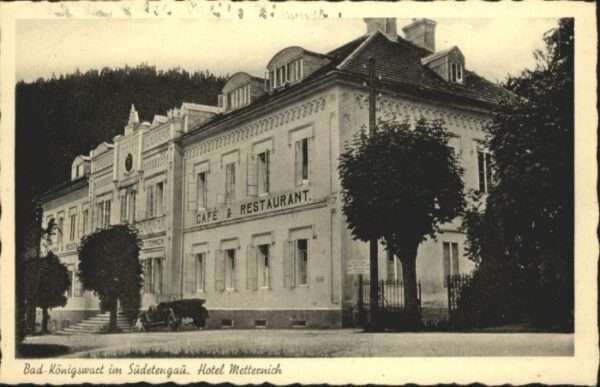 Bad Koenigswart udetengau Hotel Metternich