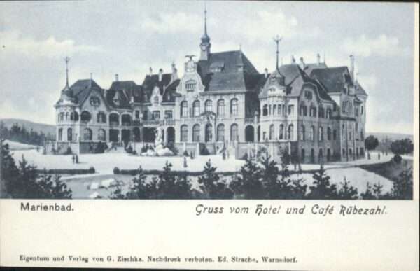 Marienbad Tschechien Boehmen Marienbad Hotel Cafe Rübezahl