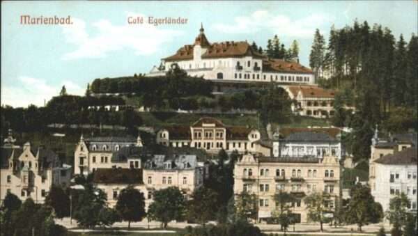 Marienbad Tschechien Boehmen Marienbad Cafe Egerländer