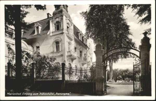 Marienbad Tschechien Boehmen Marienbad Höhen Hotel Panorama