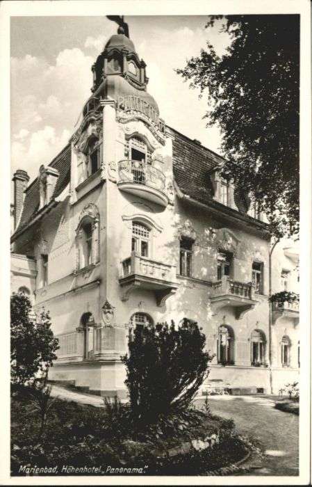 Marienbad Tschechien Boehmen Marienbad Höhen Hotel Panorama