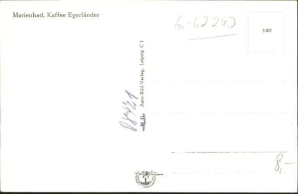 Marienbad Tschechien Boehmen Marienbad Kaffee Egerländer – Bild 2