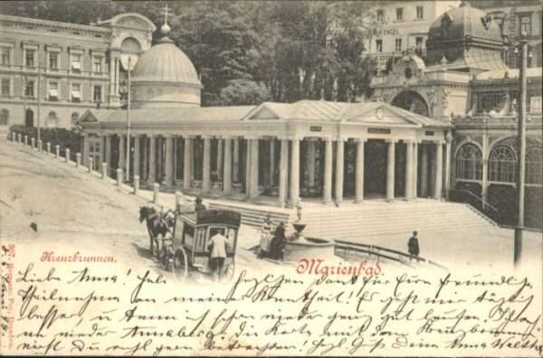 Marienbad Tschechien Boehmen Marienbad Kreuzbrunnen