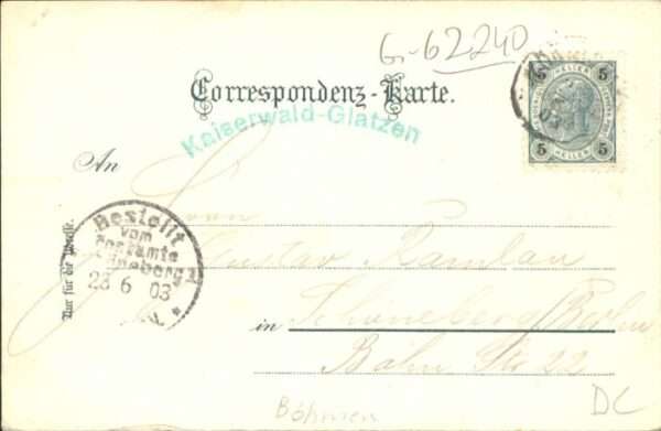 Glatzen Marienbad Tschechien Glatzen Kaiserwald – Bild 2