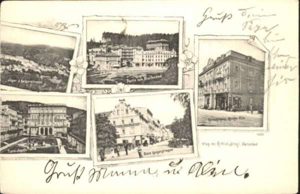 Marienbad Tschechien Boehmen Marienbad Kurwohnhaus Königs Villa Kais