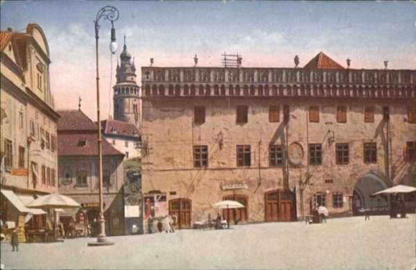 Krummau Ringplatz Rathaus