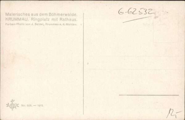 Krummau Ringplatz Rathaus – Bild 2