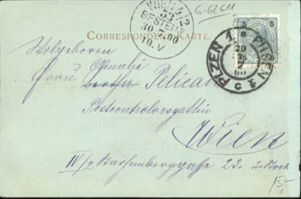 Pilsen Plzen Czechia Pilsen Post Telegraphenamt – Bild 2