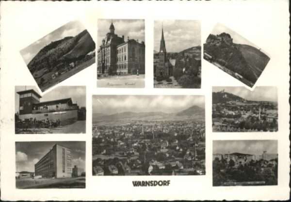 Warnsdorf Varnsdorf Boehmen Warnsdorf Kirche  Gymnasium