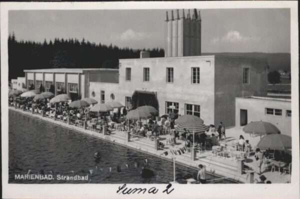 Marienbad Tschechien Boehmen Marienbad Strandbad