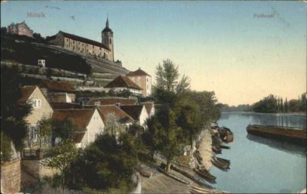 Melnik Tschechien Melnik Podhradi Boot