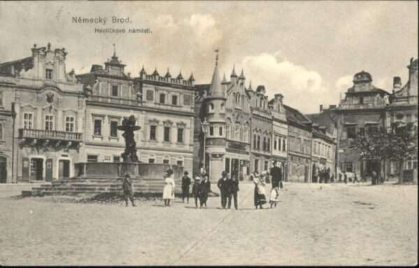 Nemecky Brod Havlickovo Namesti Brunnen
