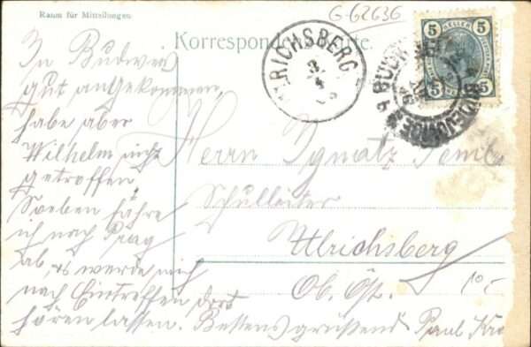 Budweis Ceske Budejowice Budweis Quai Deutschen Gymnasium Kloste – Bild 2