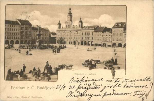 Budweis Ceske Budejowice Budweis Namesti radnici