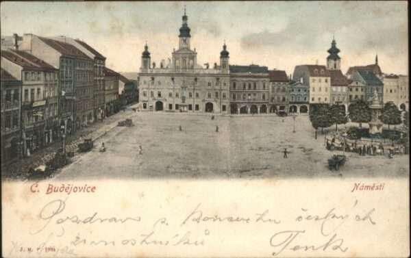 Budweis Ceske Budejowice Budweis Brunnen Namesti
