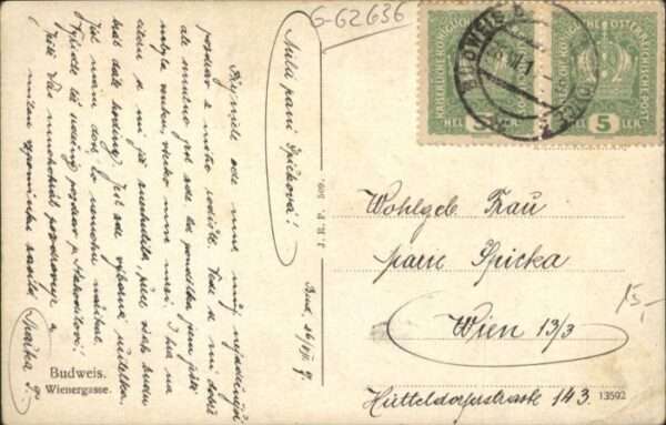 Budweis Ceske Budejowice Budweis Wienergasse – Bild 2