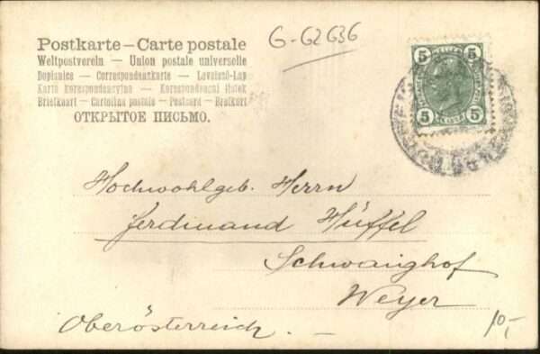 Budweis Ceske Budejowice Budweis [Handschriftlich] – Bild 2