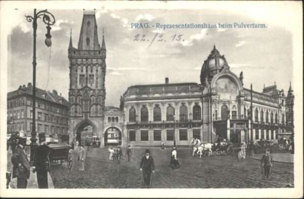 Prag Prahy Prague Prag Repraesentationshaus beim Pulvertu