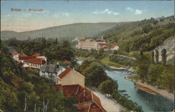 Bruenn Brno Brünn Steinmühle Schiff x