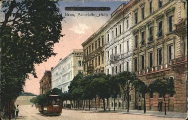 Bruenn Brno Brünn Palackeho trida Strassenbahn