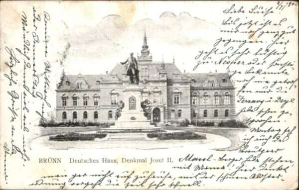 Bruenn Brno Brünn Deutsches Haus Denkmal Josef