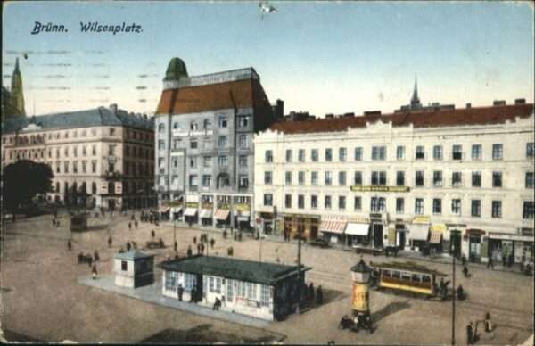 Bruenn Brno Brünn Wilsonplatz Strassenbahn